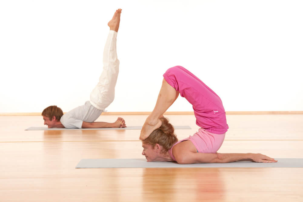 Asanas Kraft und Flexibilität