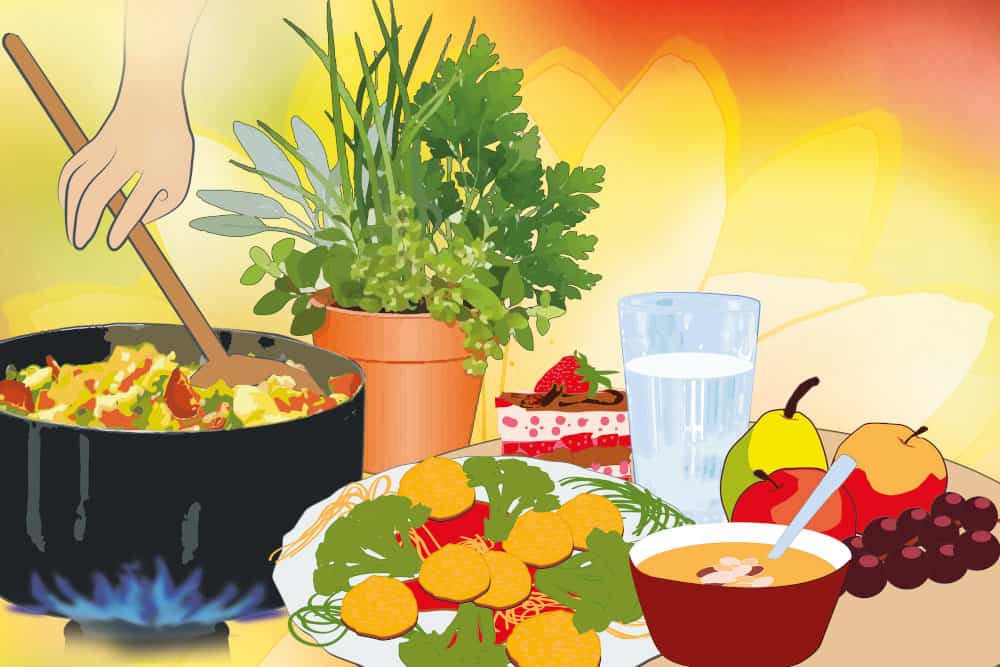 Praktische Kreativitaet der ayurvedischen Kueche