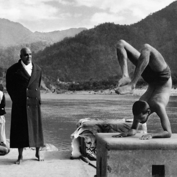 Yoga masters Swami Sivananda and Swami Vishnudevananda