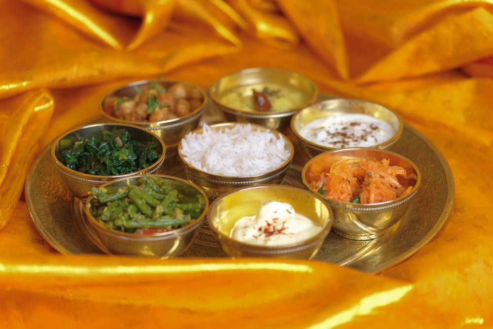 Indisch-Vegetarischer Teller