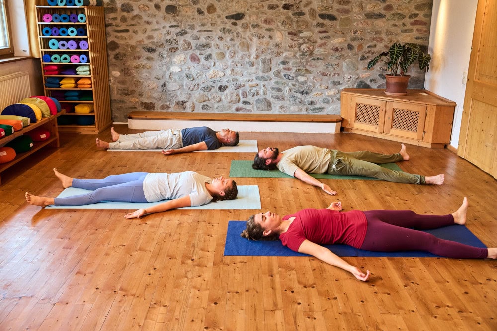 Entspannung auf den Rücken